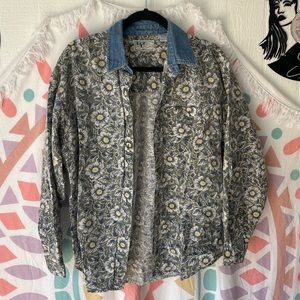 Vintage, Bugle Boy Company, floral print button up